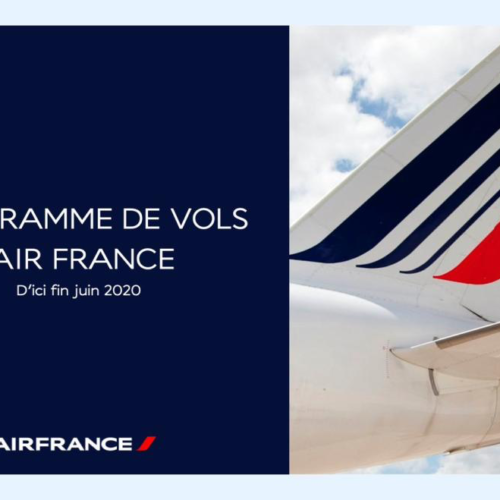 Air France’s flight schedule as of June 30th 2020